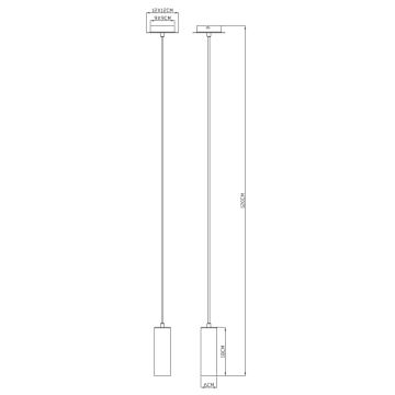 Globo - Подвесная люстра 1xGU10/35W/230V белая