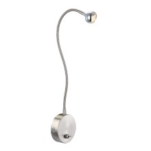 Globo - Светодиодная гибкая лампа LED/3W/230V хром