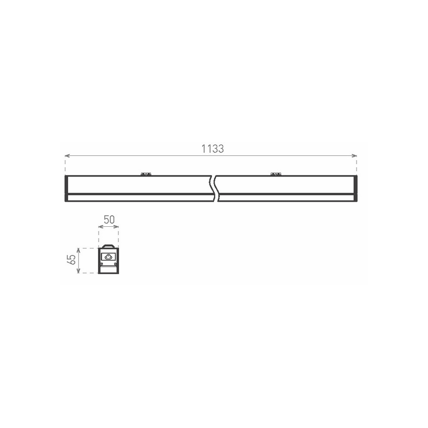 Greenlux GXPR068 - LED Люмінесцентний світильник PROFI LINEAR II LED/36W/230V 4000K