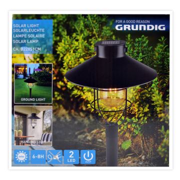 Grundig - LED Лампа на сонячній батареї LED/1,2V