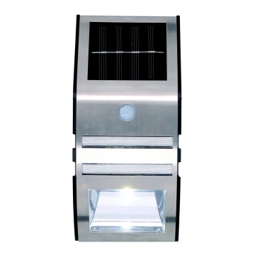 Grundig - Светодиодный настенный светильник на солнечной батарее с датчиком 1xLED IP64