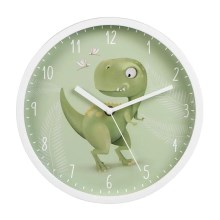 Hama - Детские настенные часы 1xAA динозавр
