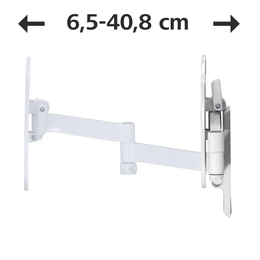 Hama - Кронштейн для ТВ с шарниром 19-48" белый