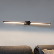 Ideal Lux - LED Підсвітка для дзеркала для ванної FILO LED/12,5W/230V IP44 чорний
