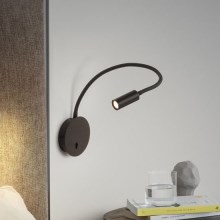 Ideal Lux - Светодиодная гибкая лампа FOCUS LED/3,5W/230V CRI 90 черный