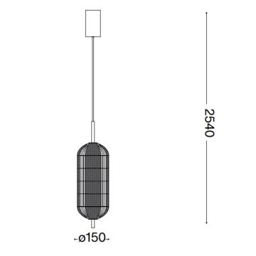 Ideal Lux - Светодиодная подвесная люстра DECOR LED/20W/230V