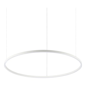 Ideal Lux - Светодиодная подвесная люстра ORACLE SLIM LED/55W/230V диаметр 90 см белый