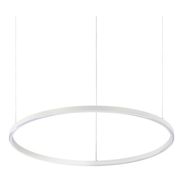 Ideal Lux - Світлодіодна підвісна люстра ORACLE SLIM LED/38W/230V діаметр 70 см білий