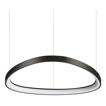 Ideal Lux - Світлодіодна підвісна люстра з регулюванням яскравості GEMINI LED/48W/230V діаметр 61 см чорний