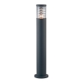 Ideal Lux - Вулична лампа 1xE27/42W/230V 80 cm IP44 антрацит