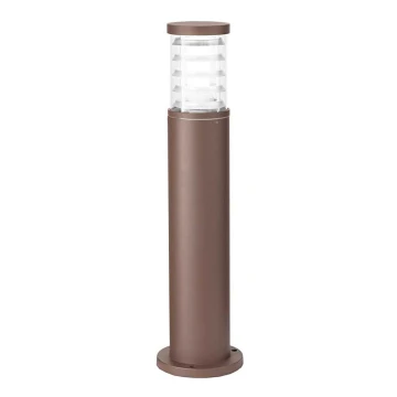Ideal Lux - Вулична лампа TRONCO 1xE27/42W/230V 60,5 см IP65 коричневий