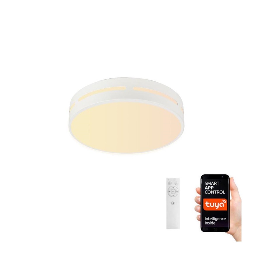 Immax NEO 07153-W40 - Стельовий LED світильник з регулюванням яскравості NEO LITE PERFECTO LED/24W/230V Wi-Fi Tuya білий + дистанційне керування