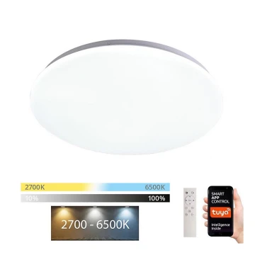 Immax NEO 07156-38 - Стельовий LED світильник з регулюванням яскравості ANCORA LED/24W/230V 2700-6500K Wi-Fi + дистанційне керування Tuya