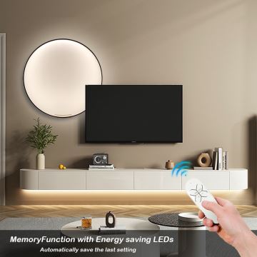 Immax NEO 07245-80 - Светодиодный настенный светильник с регулированием яркости FINO LED/50W/230V 2700-6500K 80 см Tuya + дистанционное управление