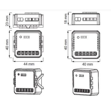 Immax NEO 07571L - Розумний контролер NEO LITE V7 2-кнопковий Wi-Fi Tuya