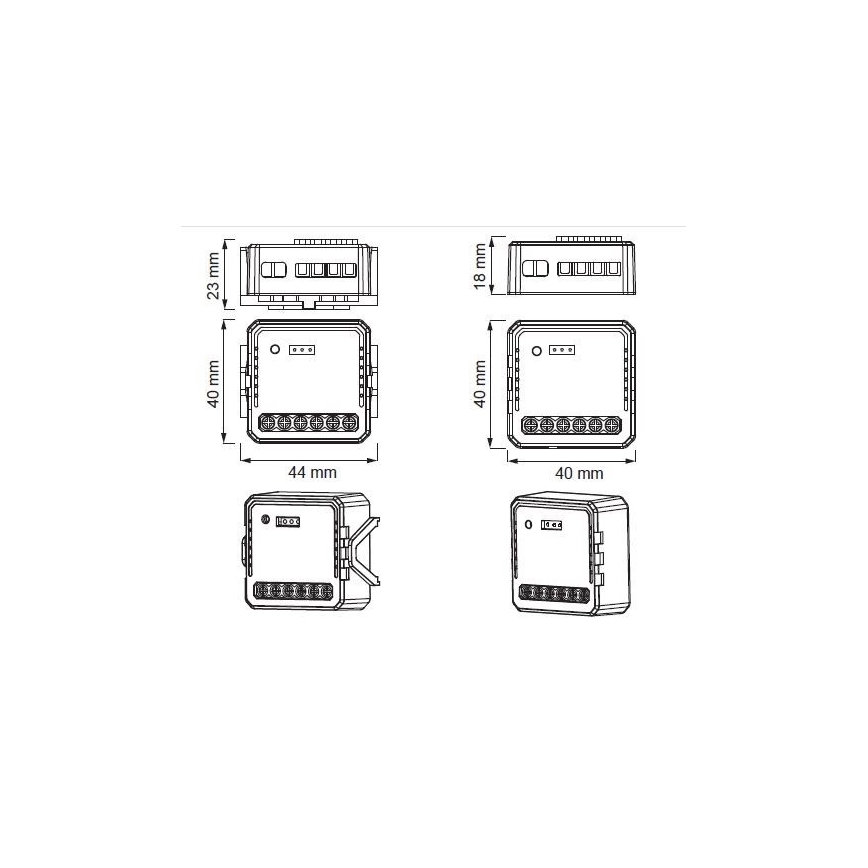 Immax NEO 07571L - Розумний контролер NEO LITE V7 2-кнопковий Wi-Fi Tuya