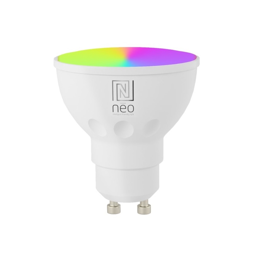 Immax NEO 07724CDO - НАБОР 3x Светодиодная RGB+CCT лампочка с регулированием яркости GU10/6W/230V 2700-6500K Wi-Fi Tuya + дистанционное управление