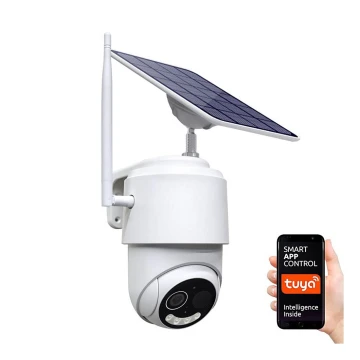 Immax NEO 07754L - Умная уличная камера на солнечной батарее с датчиком FULL HD 9000mAh Wi-Fi Tuya IP65