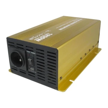 Инвертор (преобразователь напряжения) чист. синус 1200W/24/230V