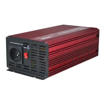 Инвертор (преобразователь напряжения) чист. синус CARSPA 1000W/12/230V + USB