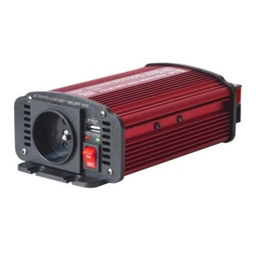 Инвертор (преобразователь напряжения) мод. синус 300W/12/230V + USB