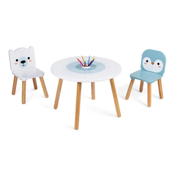 Janod - Дерев'яний столик зі стільцями