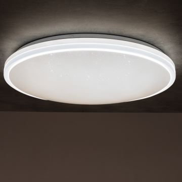 Светодиодный потолочный светильник с регулированием яркости ARVOS LED/37W/230V белый + дистанционное управление