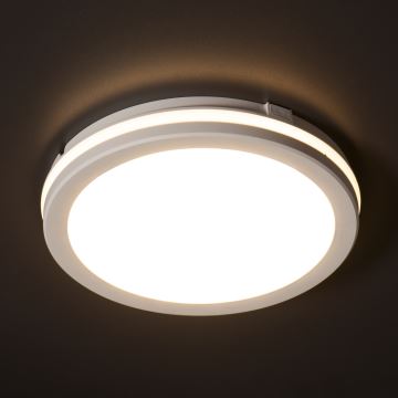 Вуличний світлодіодний стельовий світильник BENO ECO LED/40W/230V 3000/4000/6500K діаметр 40 см IP65 білий