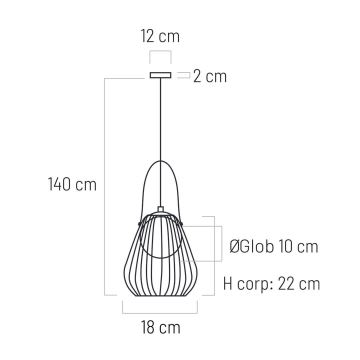 Настенная лампа MEMORY 1xG9/4W/230V белая/коричневая