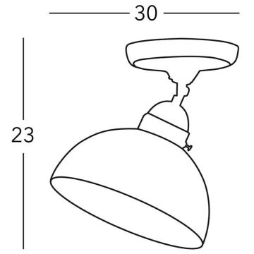 Kolarz 731.10.54 - Точковий світильник NONNA 1xE27/75W/230V