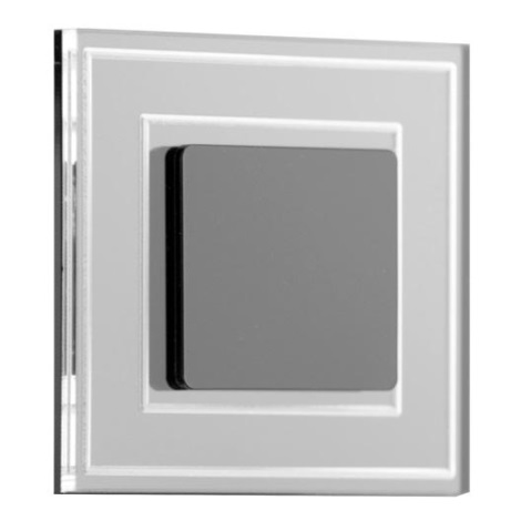 LDST KE-01-CB-BZ8 - Светодиодный светильник для подсветки лестницы KELLY 8xLED/1,2W/230V блестящий/черный