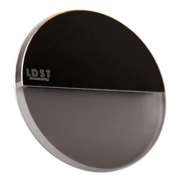 LDST RO-01-SC-BZ4 - Светодиодный светильник для подсветки лестницы ROBIN 4xLED/1,2W/230V матовый/черный 