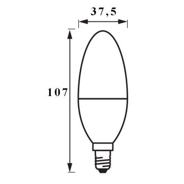 LED Димерна лампочка SMART+ E14/5W/230V 2700K-6500K Wi-Fi - Ledvance