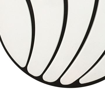 LED Димерний стельовий світильник SHELL BLACK LED/40W/230V