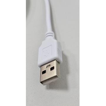 LED Гнучка стрічка NEON LED/5V USB 1,8 м білий