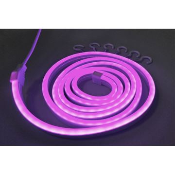 LED Гнучка стрічка NEON LED/5V USB 1,8 м фіолетовий