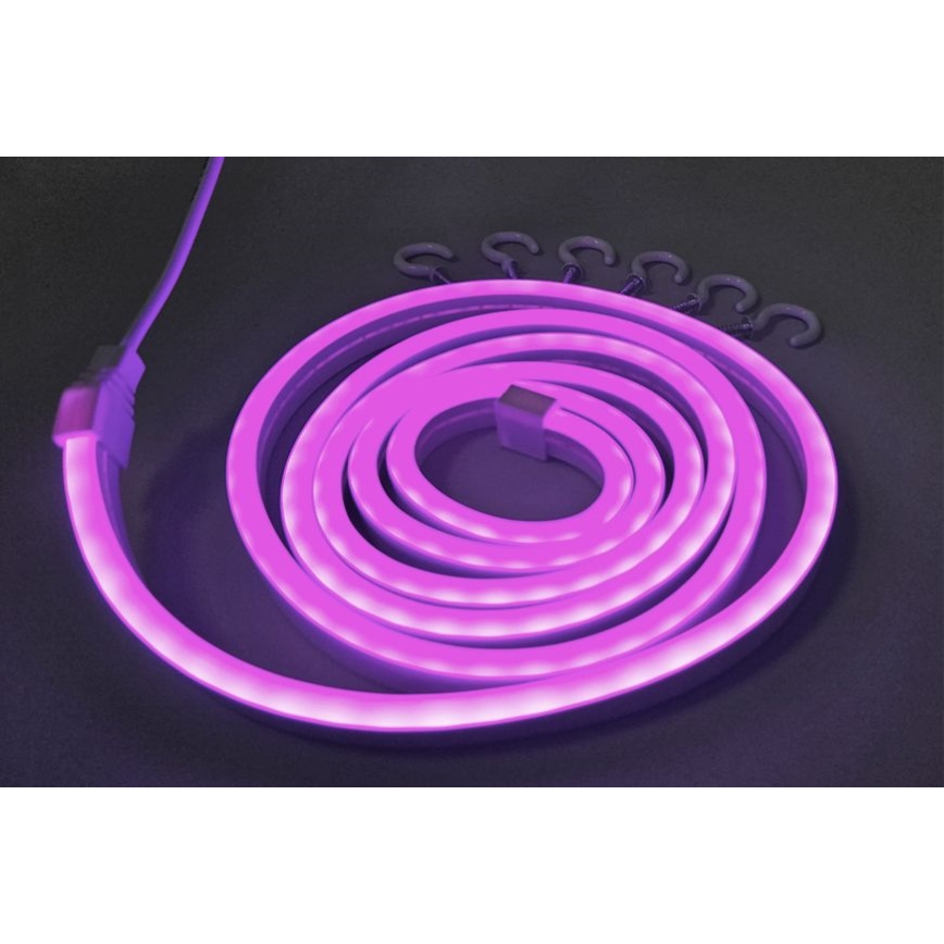 LED Гнучка стрічка NEON LED/5V USB 1,8 м фіолетовий