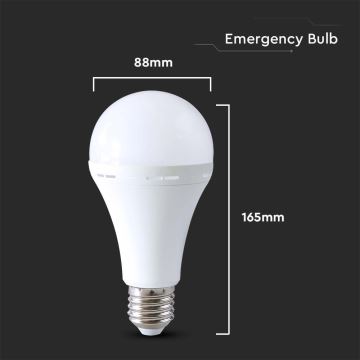 LED Лампа з аварійним режимом роботи A90 E27/15W/230V 4000K