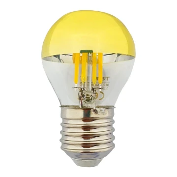 LED Лампочка DECOR MIRROR P45 E27/5W/230V золотий 4200K