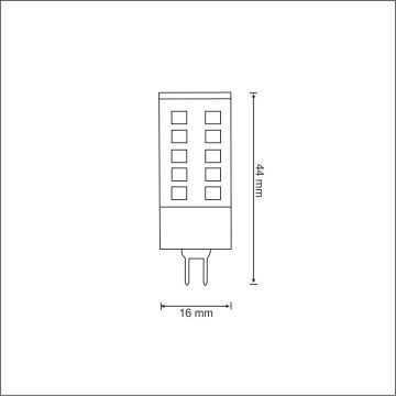 LED Лампочка G4/3W/12V 3000K