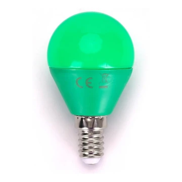 LED Лампочка G45 E14/4W/230V зелений - Aigostar