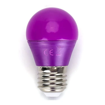LED Лампочка G45 E27/4W/230V фіолетовий - Aigostar