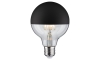 LED лампочка з регулюванням яскравості та дзеркальною сферичною колбою GLOBE G95 E27/6,5W/230V 2700K чорний - Paulmann 28676