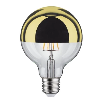 LED лампочка з регулюванням яскравості та дзеркальною сферичною колбою GLOBE G95 E27/6,5W/230V 2700K золотий - Paulmann 28675