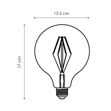 LED лампочка з регулюванням яскравості VINTAGE EDISON G125 E27/4W/230V 2700K