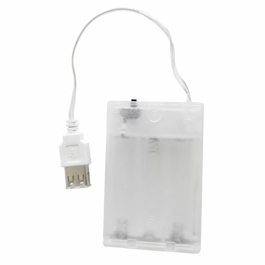 LED Неонове оздоблення стін DREAM LED/3W/3xAA USB синій