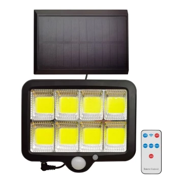 LED Прожектор з датчиком на сонячній батареї INTEGRA LED/3W/3,7V IP44 + дистанційне керування