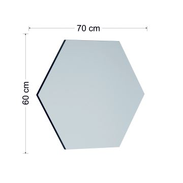 LED Підсвітка для дзеркала для ванної кімнати ZEO 60x70 см чорний