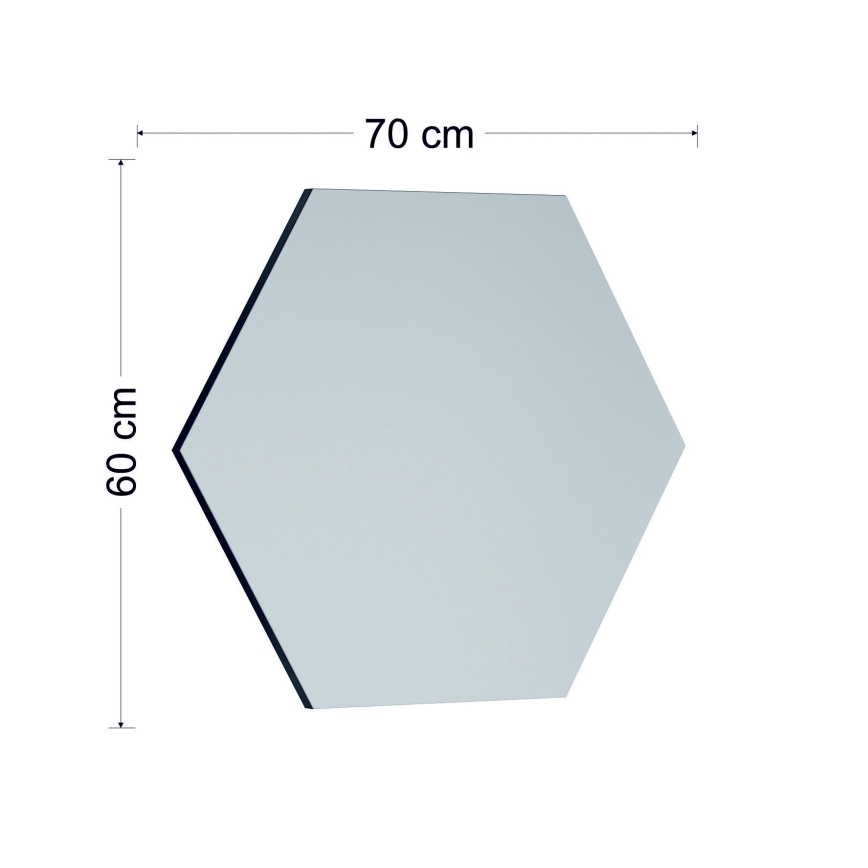 LED Підсвітка для дзеркала для ванної кімнати ZEO 60x70 см чорний