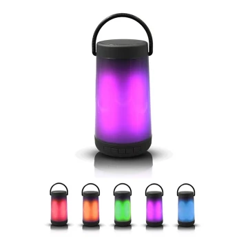 LED RGB Настільна лампа з bluetooth динаміком 5W/3,7V 2000 mAh